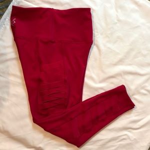 BSP Red leggings size small